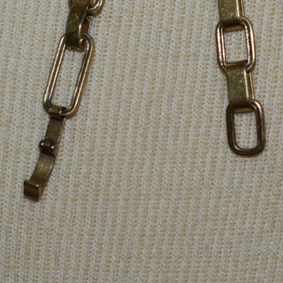 Stella & Dot Hazel Flower Petal Statement Necklace Chain Link Gold - Picture 10 of 16